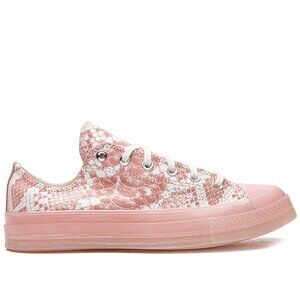 Converse Pink and White Snake Print Sneakers